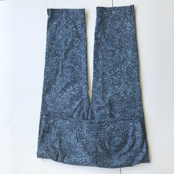 J. Jill Cropped Pants 12 Blue Straight Leg Cotton Blend Casual Front Zip… - Picture 7 of 12